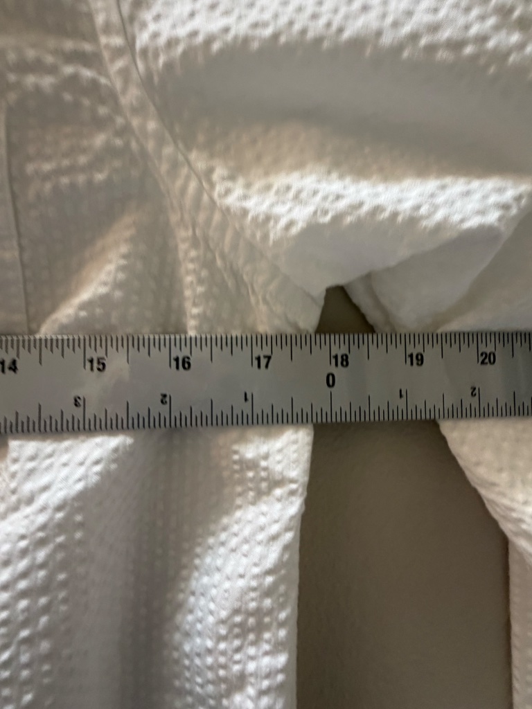 Ll Bean White Seersucker Shirt — image 5 of 7